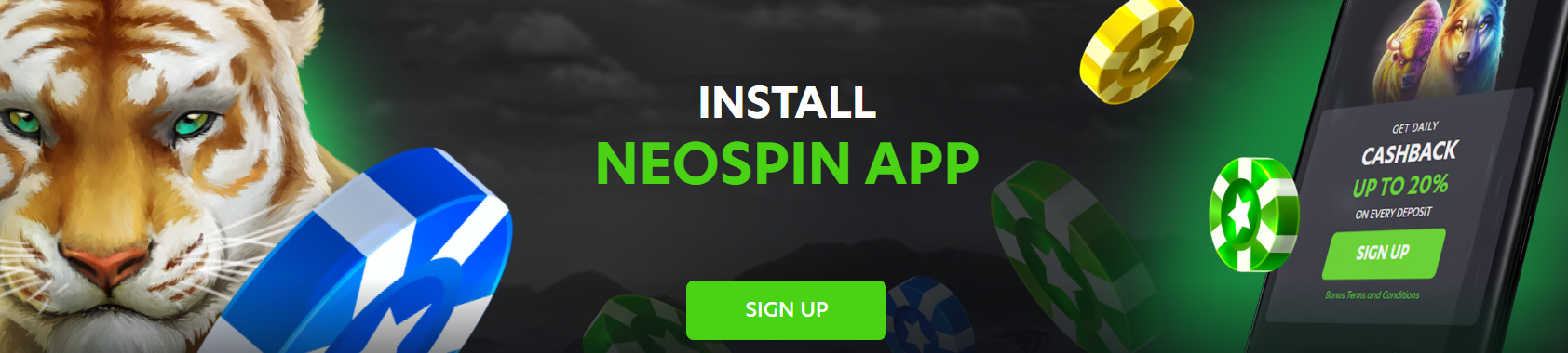 Neospin Casino app